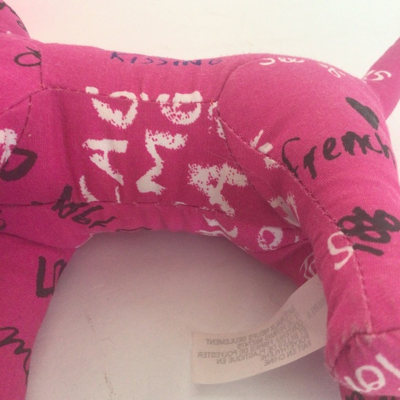 PINK VICTORIAS SECRET GRAFFITI PRINT MINI DOG - Picture 8 of 11
